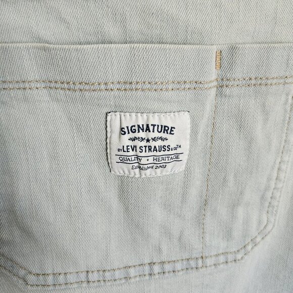 Levi Strauss Denim Midi Shortalls Big Girls Size XL Adjustable Straps - Picture 2 of 6